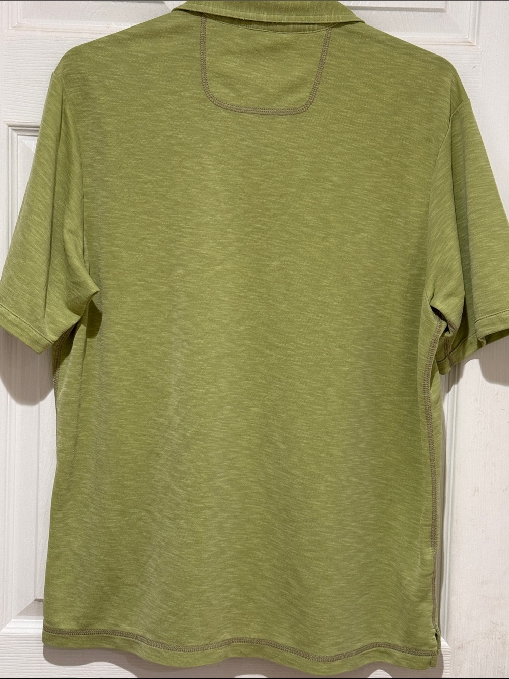 Tommy Bahama Short Sleeve Polo in Light Olive Green - Picture 4 of 4